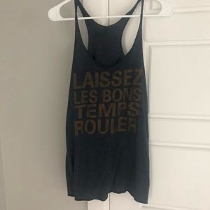 “Let the Good Times Roll” Tank in French